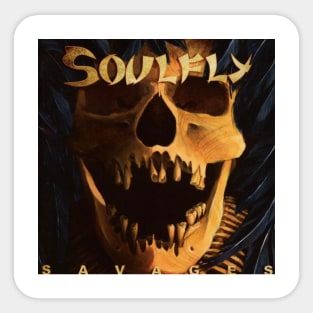 soulfly savages Sticker
